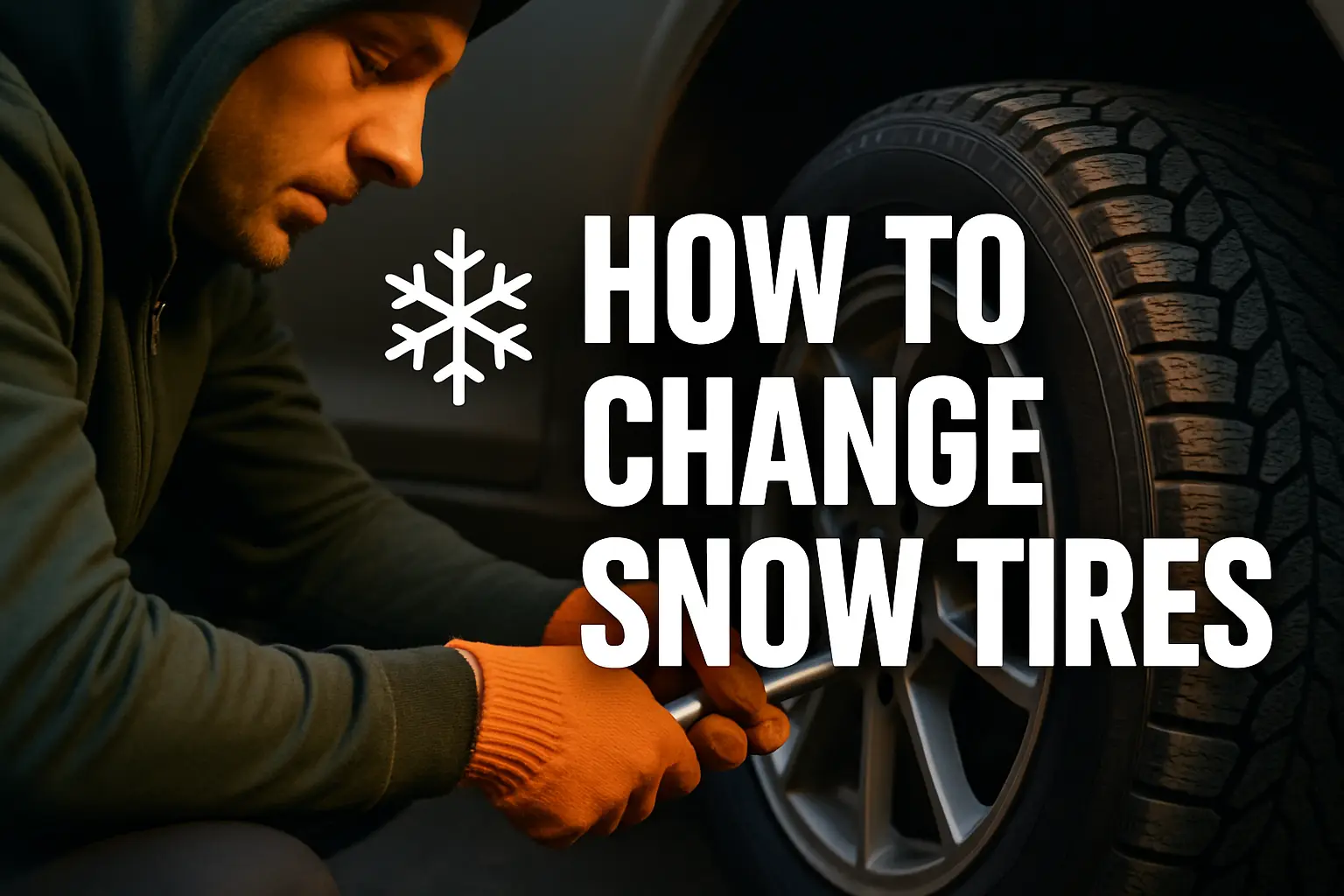 How to Change Snow Tires