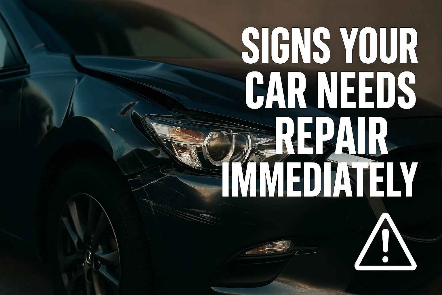 Signs Your Car Needs Repair Immediately
