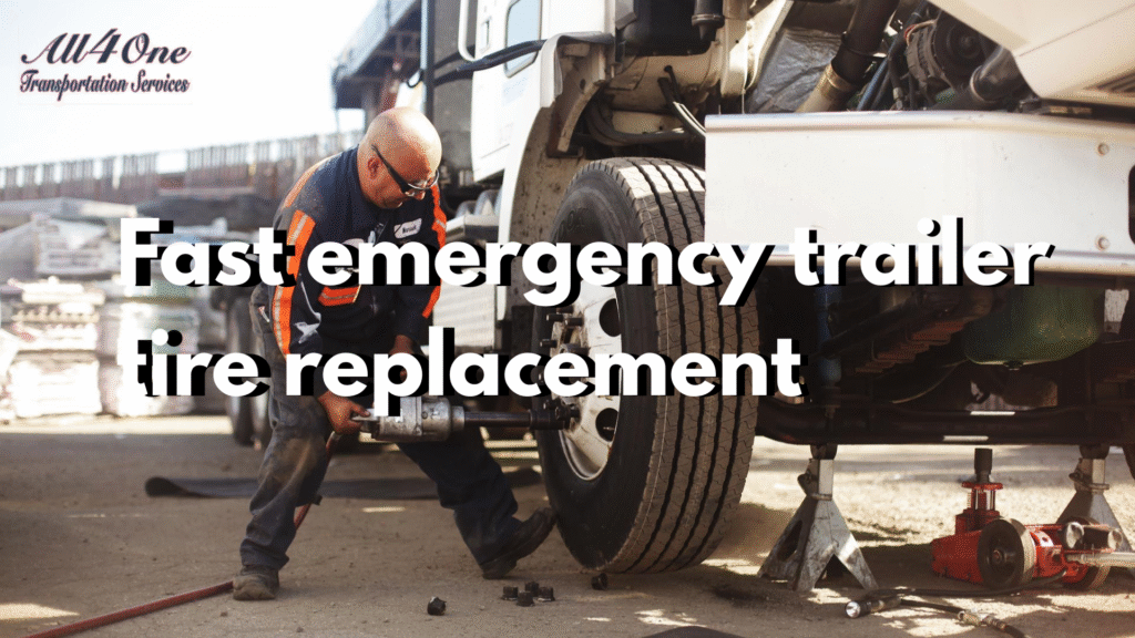 Fast emergency trailer tire replacement