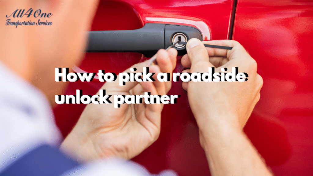How to pick a roadside unlock partner