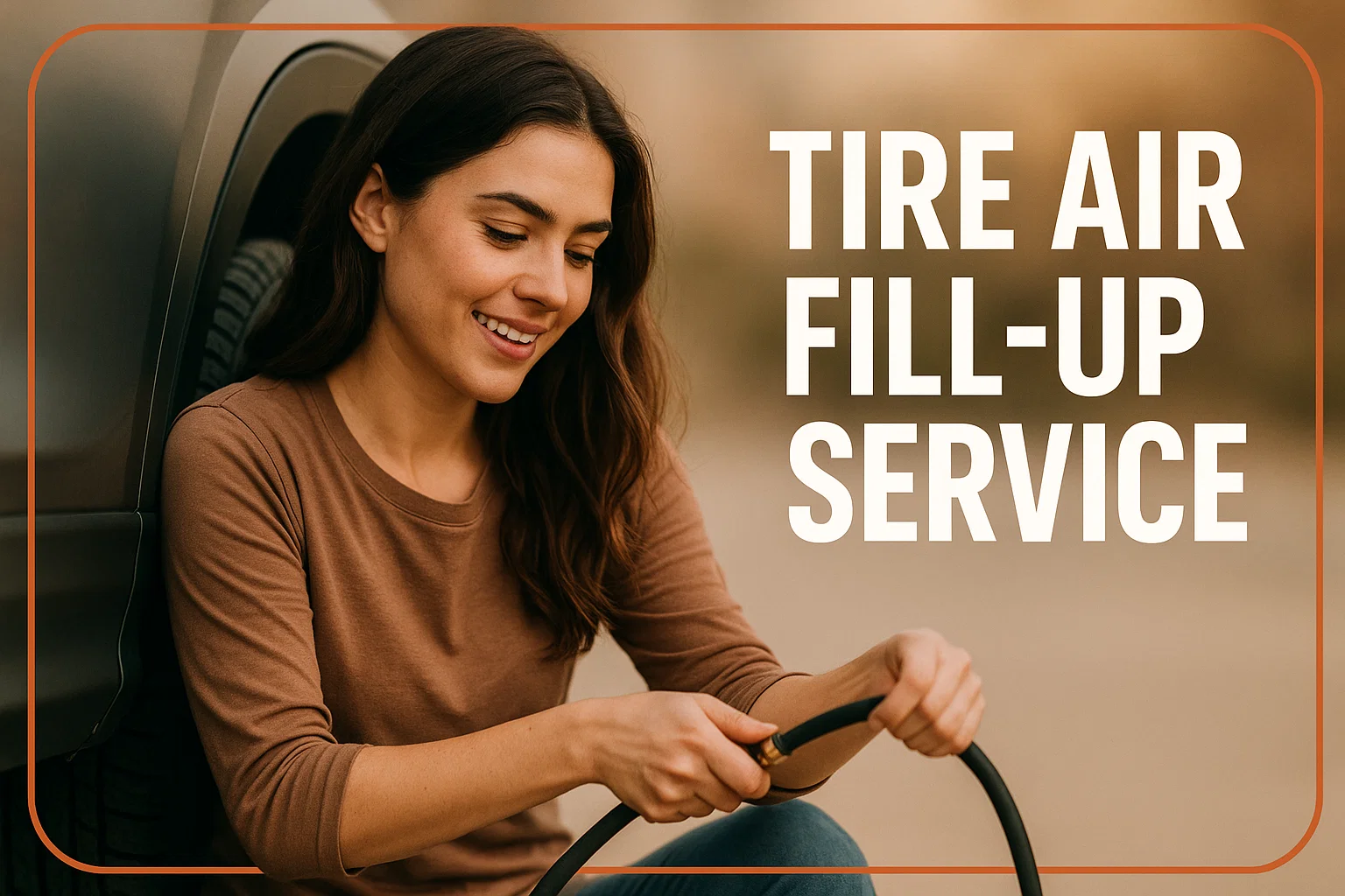 Tire Air Fill Up Service