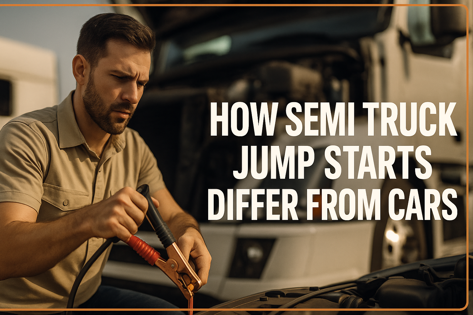 How Semi Truck Jump Starts Differ from Cars